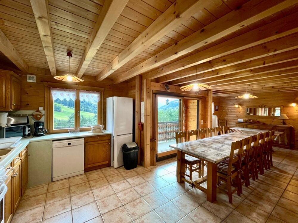 Vente Chalet Dpt Savoie (73),  vendre HAUTELUCE chalet P7 de 131,03 m - Terrain de 1 400 m Hauteluce