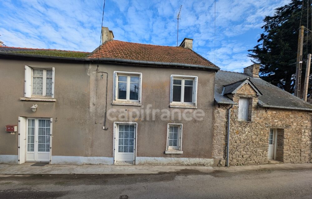 Vente Maison Maison mitoyenne en pierres à rénover avec 2 hectares de terrain plat à Carentoir – Idéal chevaux et projets nature.
