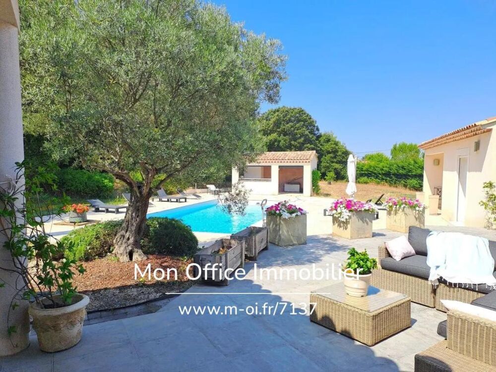 Référence : 7137-VCL - Maison de plain pied - jardin paysager, calme absolu - 4 chambres 1 bureau - Simiane Collongue