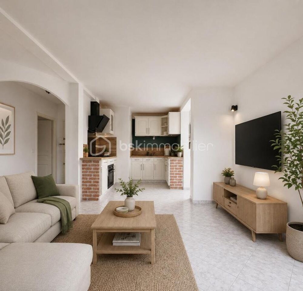 Vente Appartement 2 pièces de 47 m2 avec terrasse exposée Sud-Est, cave et parking collectif Nice