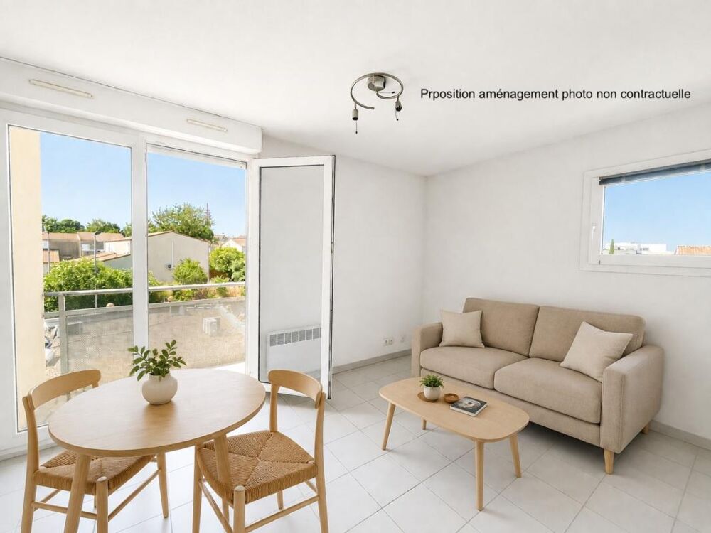 Appartement T1 Bis 26 m2 - Lumineux avec Terrasse et parking à La Martelle  Idéal Investissement ou Premier Achat