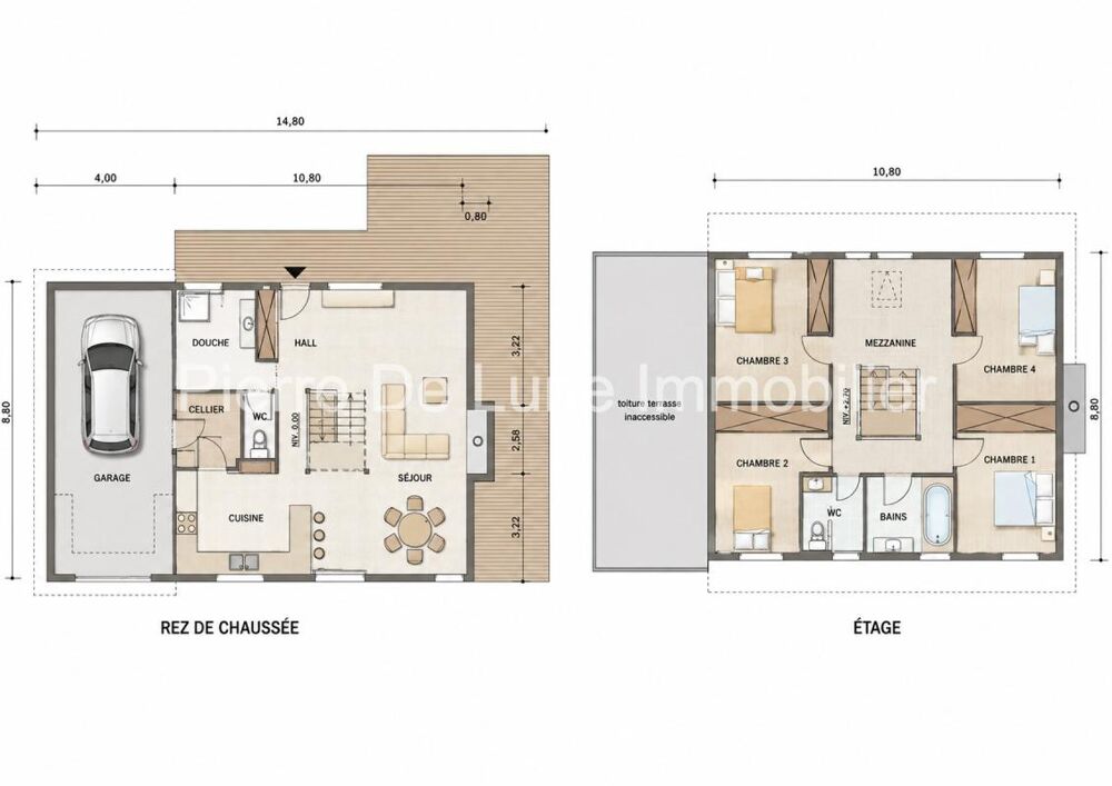 Trévignin  Maison d'exception en ossature bois avec vue dominante, piscine et panorama sur les montagnes