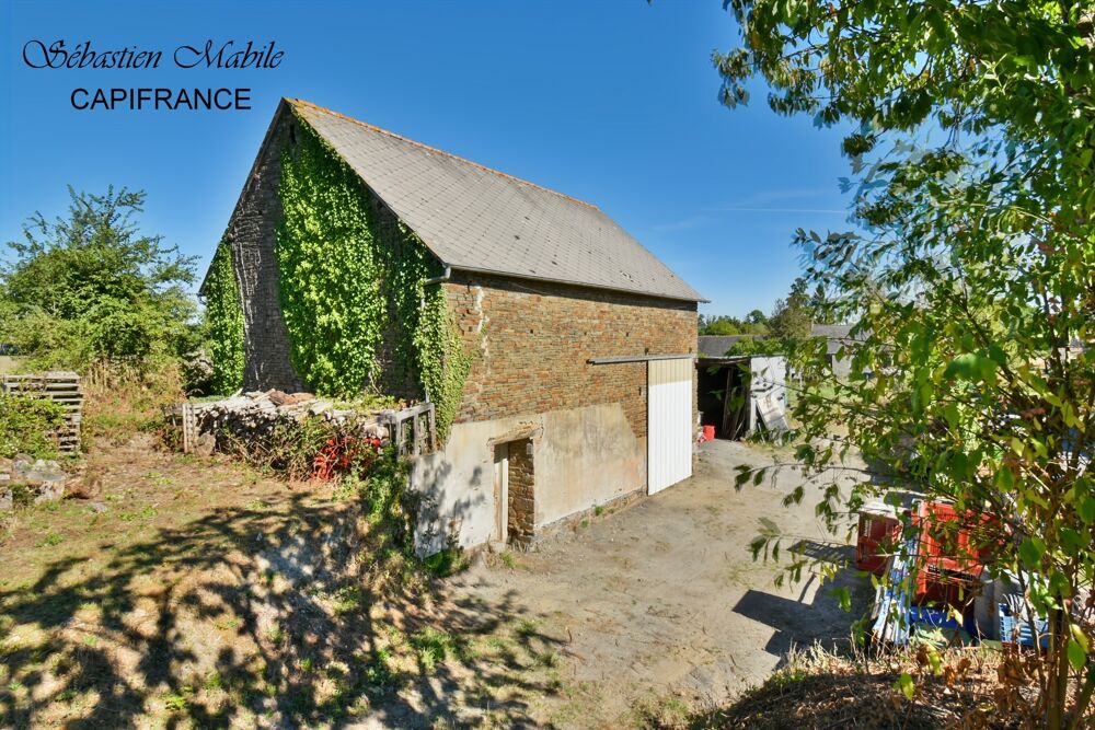   Grange en pierres avec hangar à vendre Pleine-Fougères (35) en Bretagne en Baie du Mont Saint Michel 