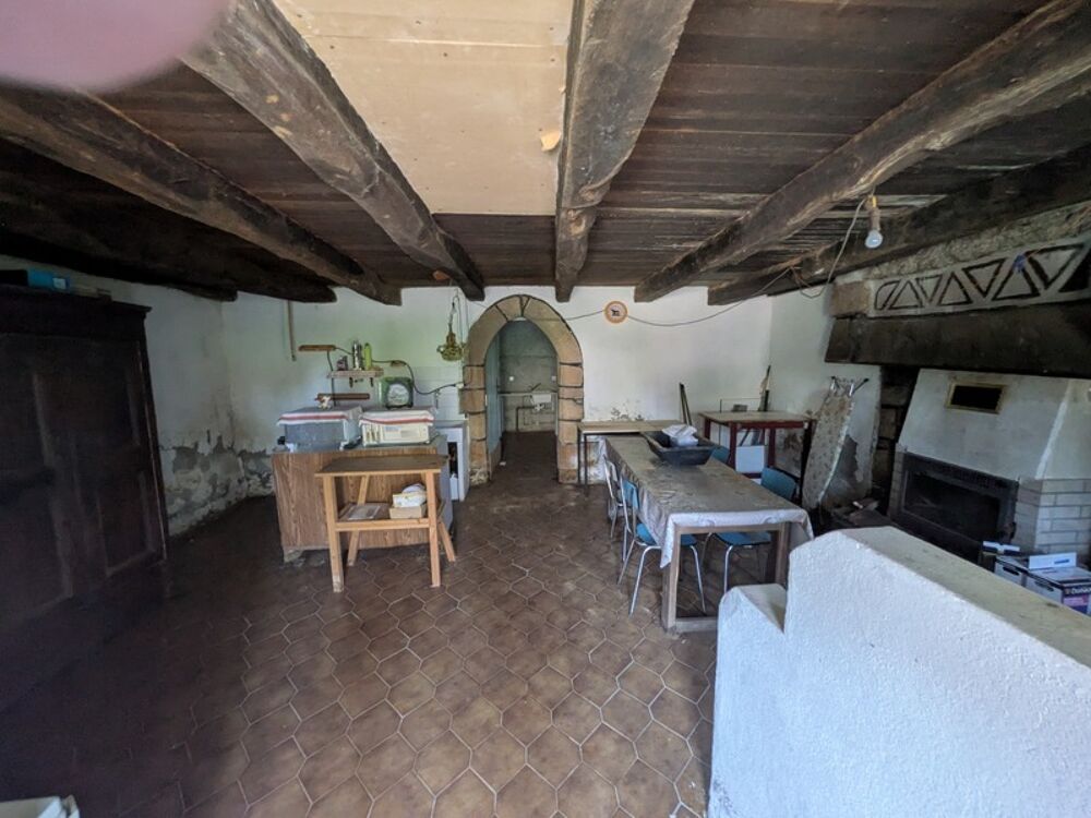 LOCMALO EN CAMPAGNE JOLIE MAISON EN PIERRE SOUS ARDOISE A RENOVER DE 3 PIECES 90M² ENVIRON PARCELLE DE 2569M² ENVIRON