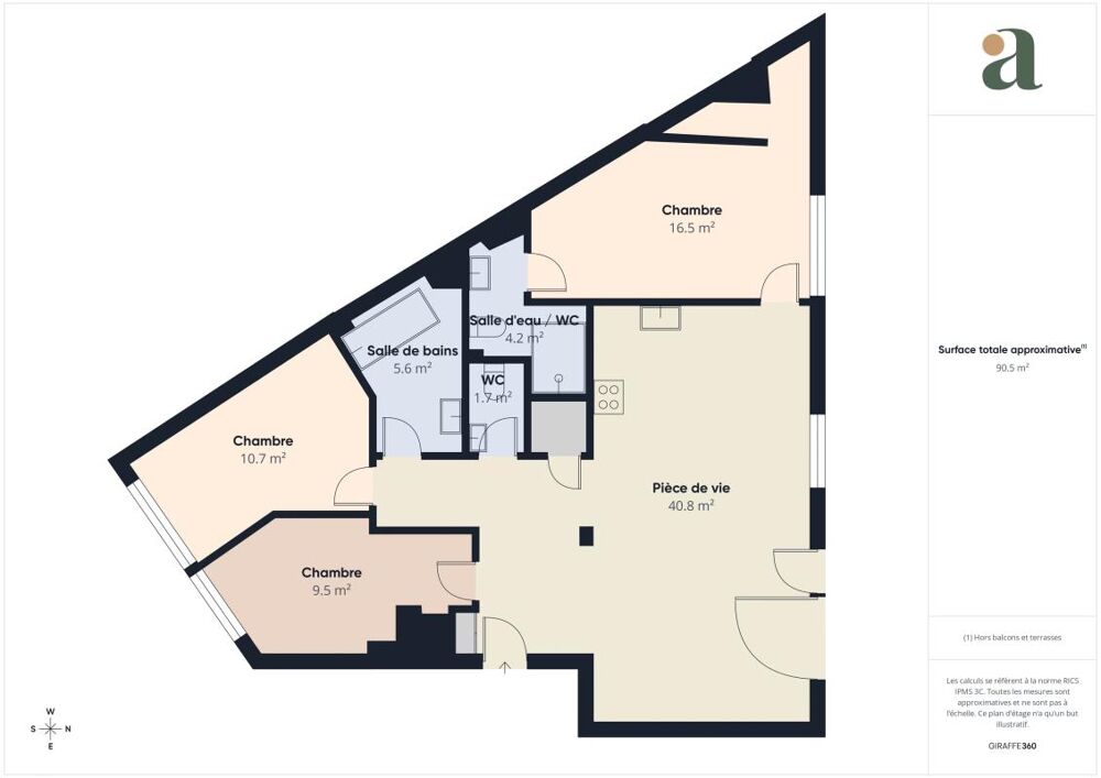 Vente Appartement Beau T4 lumineux de 90m² - Reuilly-Diderot - Paris 12 Paris 12