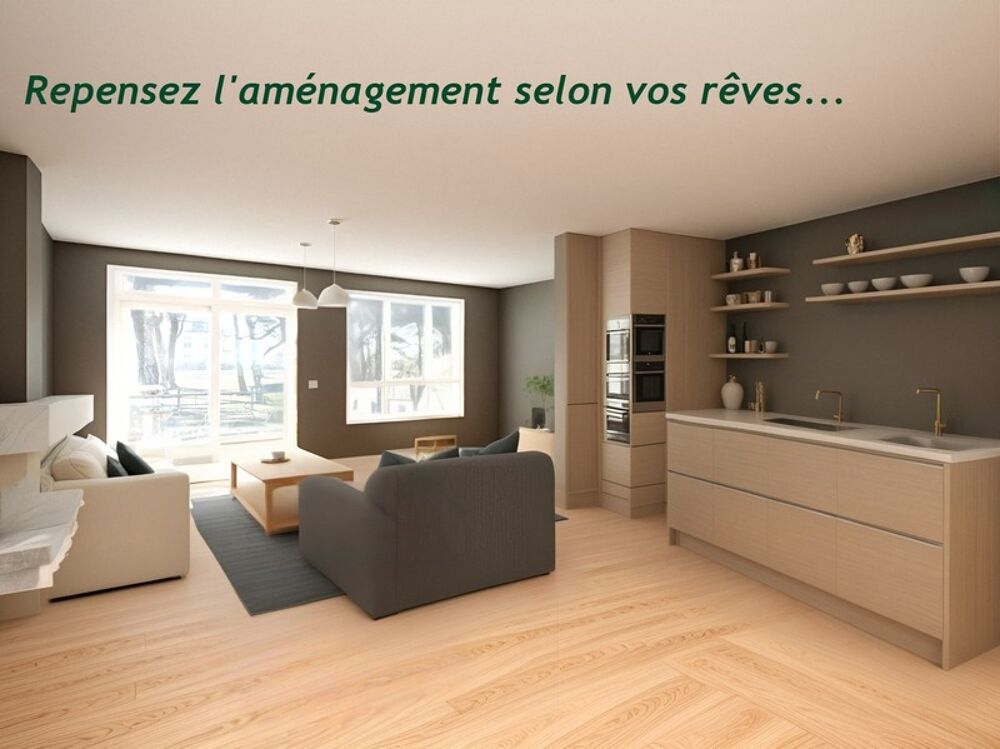 BATZ-SUR-MER / LE CROISIC  APPARTEMENT T4 78m²  3 Chambres  PROCHE PLAGE & JARDINS