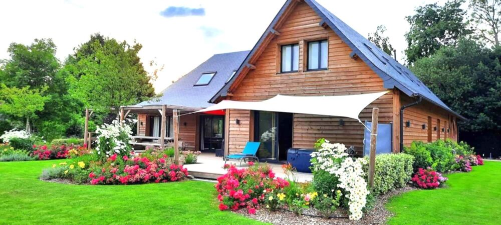 Vente Maison Maison coup de coeur en ossature bois de 168 M2 4 chambres Beaux volumes et au calme Fierville les parcs