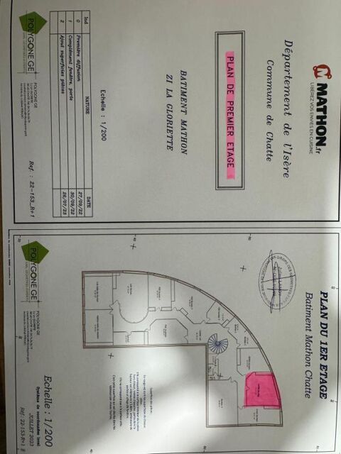 Bureau &Agrave; Louer 377 38160 Chatte