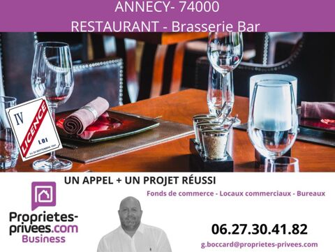 Secteur ANNECY - RESTAURANT BAR BRASSERIE 180 COUVERTS, TERRASSE 825000 74000 Annecy