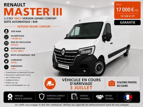 Renault Master 1&deg; Main / 2.3L DCI 180cv BVR Boite auto Version GRAND CONFOR 2021 occasion Abbecourt 60430