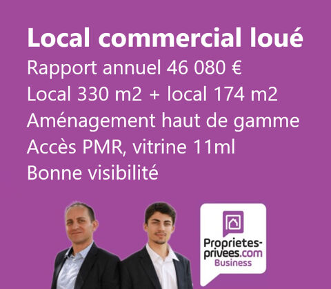 NEVERS -  MURS COMMERCIAUX LOUES 500 m² 657000 58000 Nevers