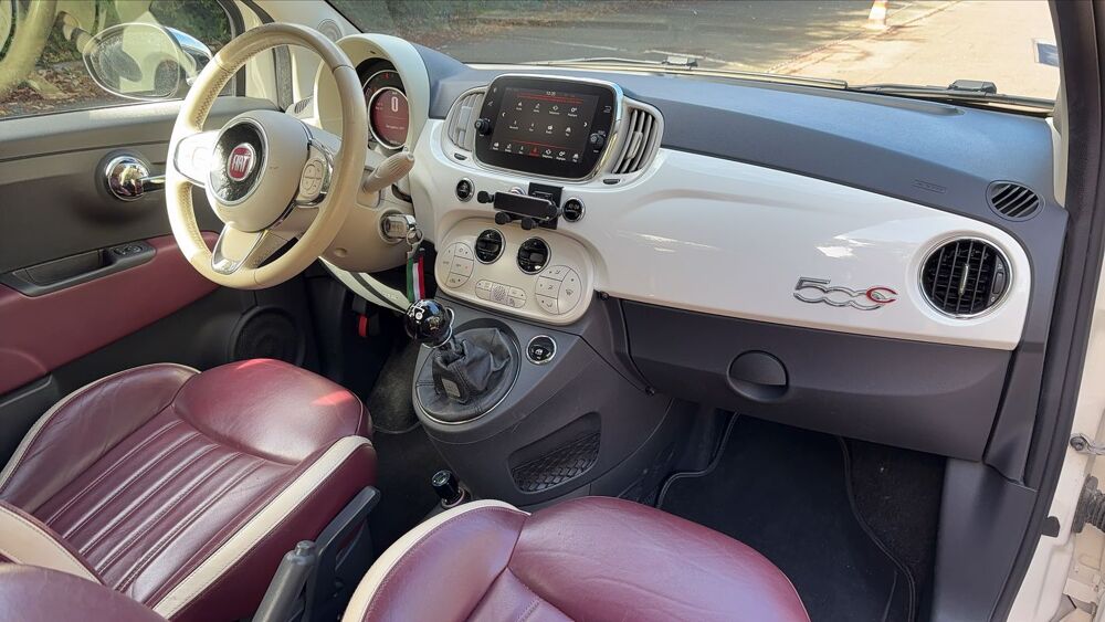 500 C 1.2 MPi 69 Lounge - Toit ouvrant 2016 occasion 78000 Versailles