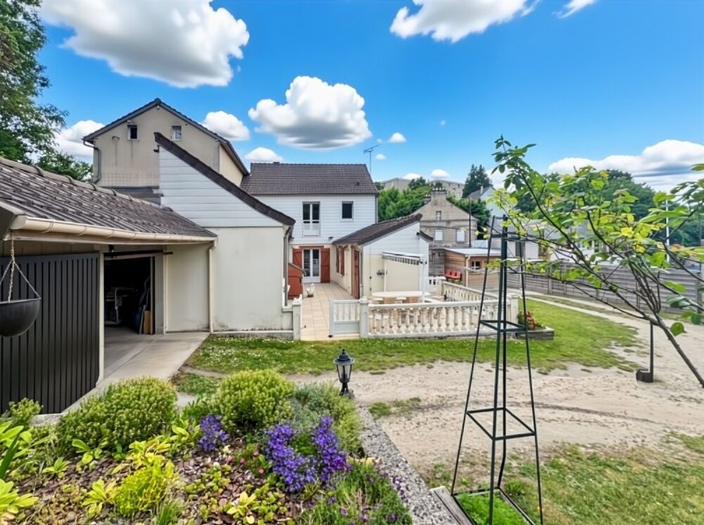 CREIL (60)  MAISON DE VILLE FAMILIALE  150 m²  5 PIÈCES  JARDIN & GARAGES  PROCHE GARE