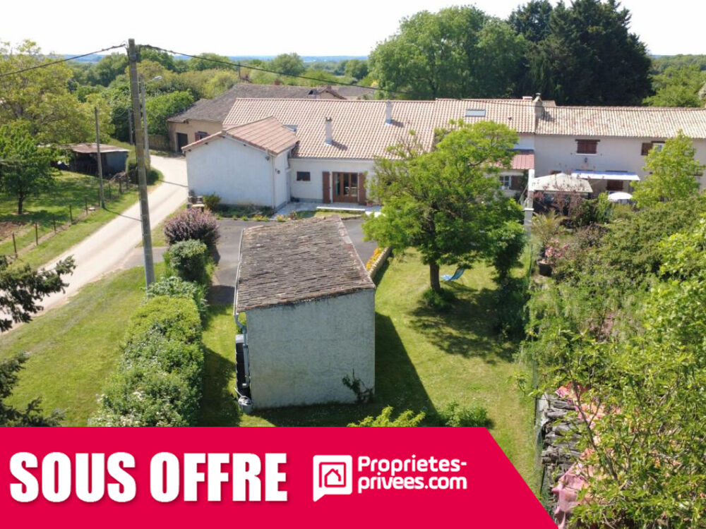 Maison rénovée à Vivonne de 165 m2, 4 chambres, 1 bureau, jardin, garage