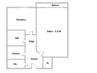  Appartement � vendre 2 pi�ces 47 m�