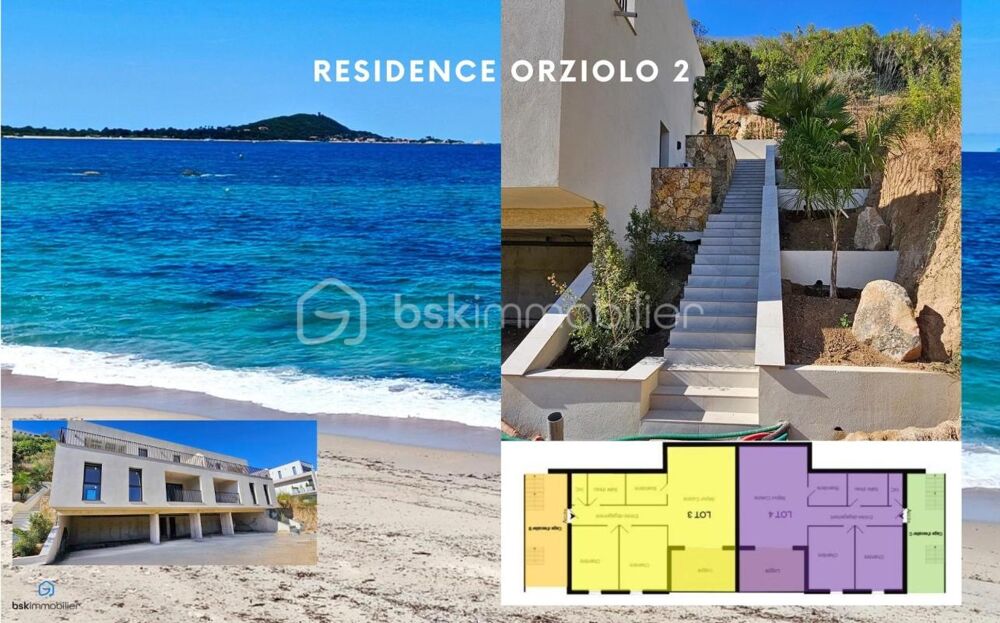 A saisir ! Corse - Rive sud dAjaccio à Pietrosella- Résidence ORZIOLO 2. Appartement T3 de 71 m2 + terrasse loggia de 10 m2, s