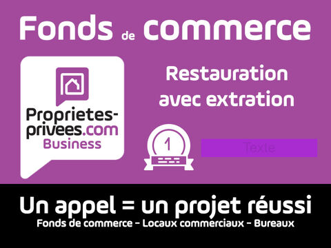   75020 PARIS : RESTAURANT 85 M² - GROSSE EXTRACTION - 44 COUVERTS + LICENCE IV + TERRASSE 