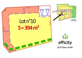  Terrain � vendre 394 m�