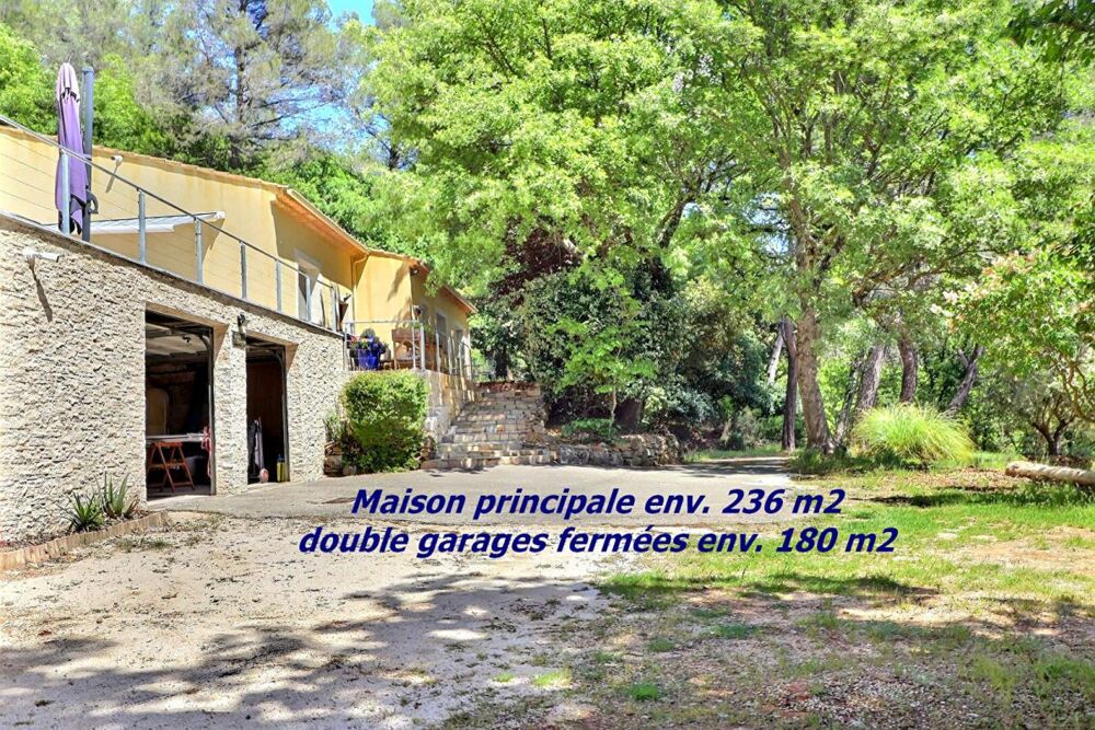 Propriété à Evenos (83330) 10 pièces 293 m2 - deux maisons sur une parcelle de 69215 m2