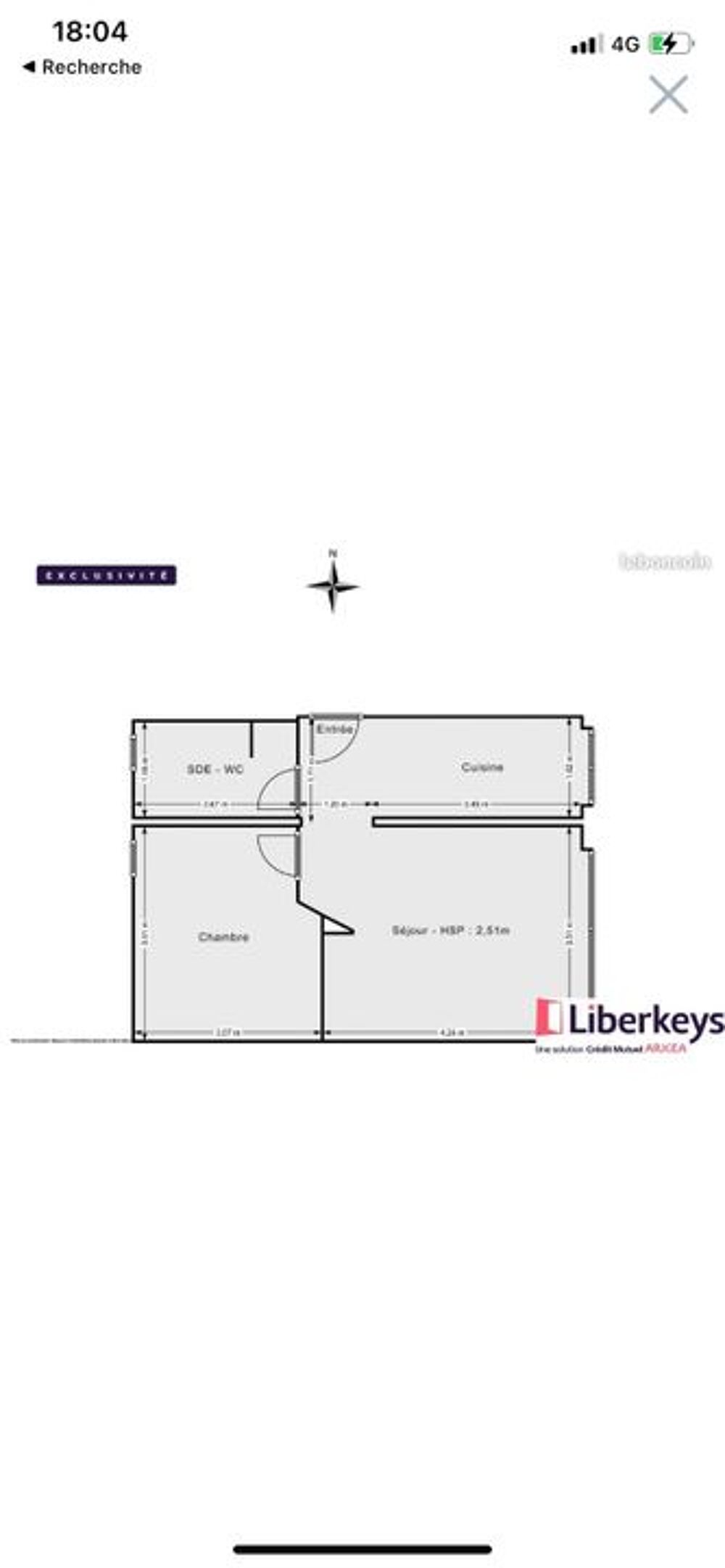 Appartement de 36m2 à louer sur Manosque