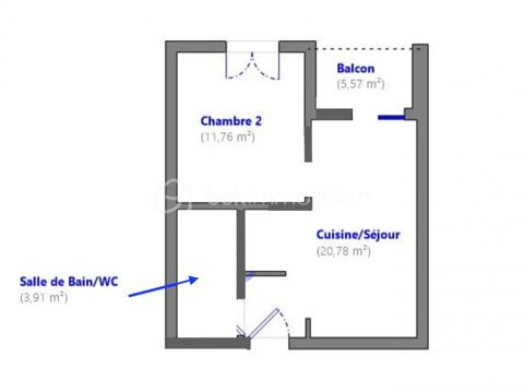  Appartement  louer 2 pices 36 m