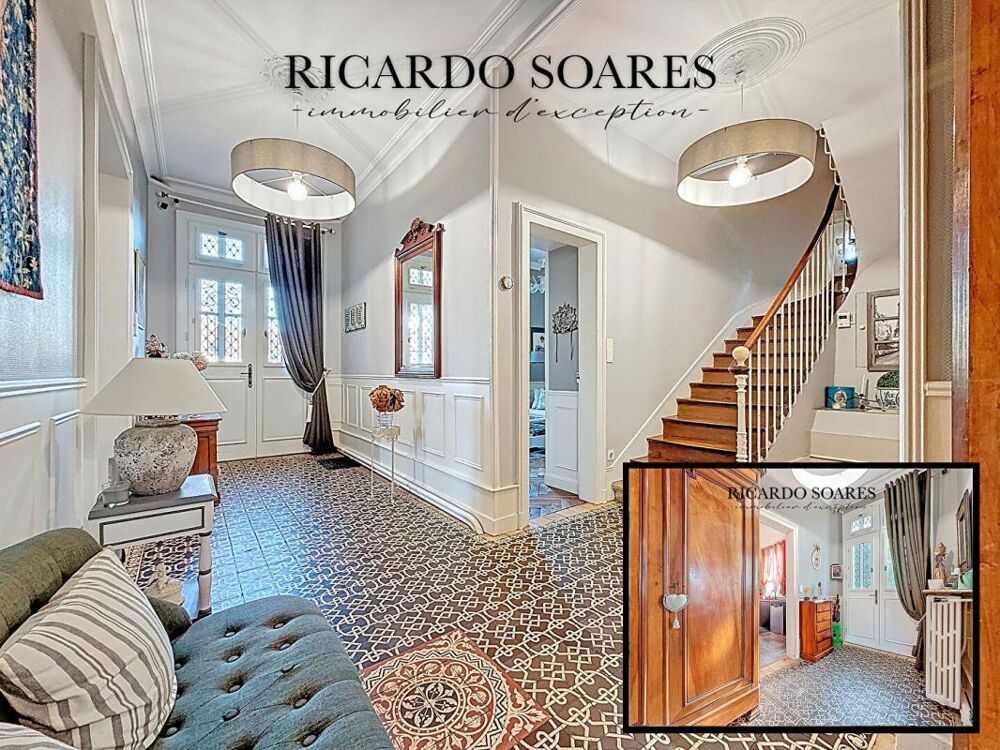 60700 SACY-LE-GRAND / ÉLÉGANTE MAISON DE MAITRE DU XIXe SIÈCLE / 278 m² / 11 PIÈCES / TERRAIN 3700 m²