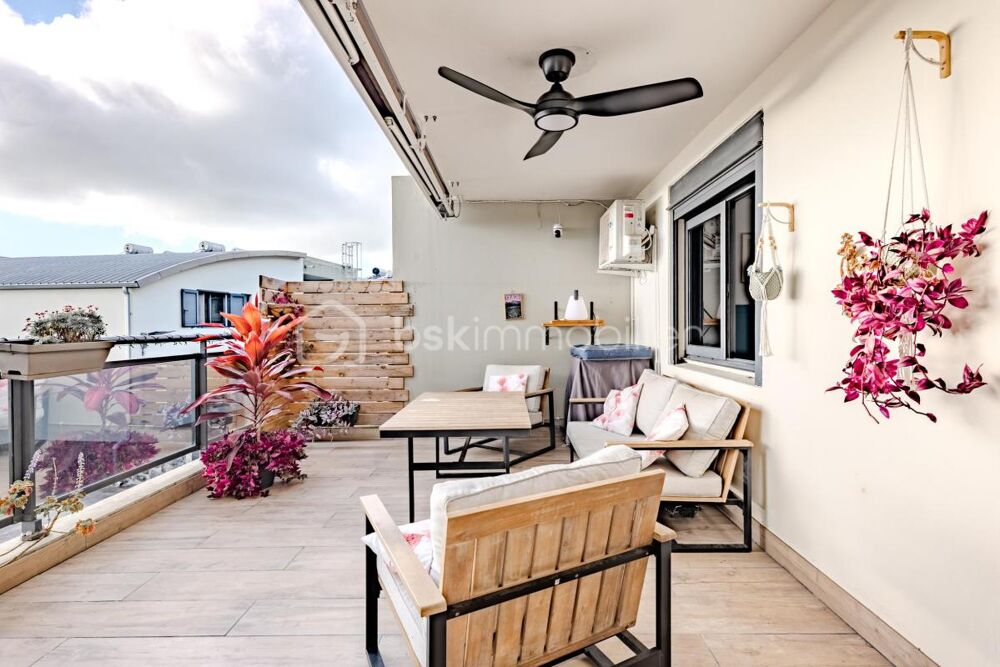 Appartement T3 76 m²  Vue mer  Terrasse  2 chambres  2 parkings  La Possession, Pichette