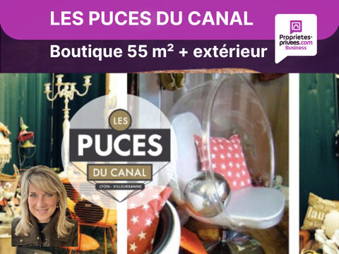 VILLEURBANNE- LES PUCES DU CANAL - STAND 55 m&sup2; + TERRASSE 14000 69100 Villeurbanne