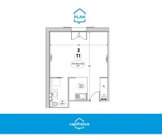  Appartement à vendre 1 pièce 32 m²