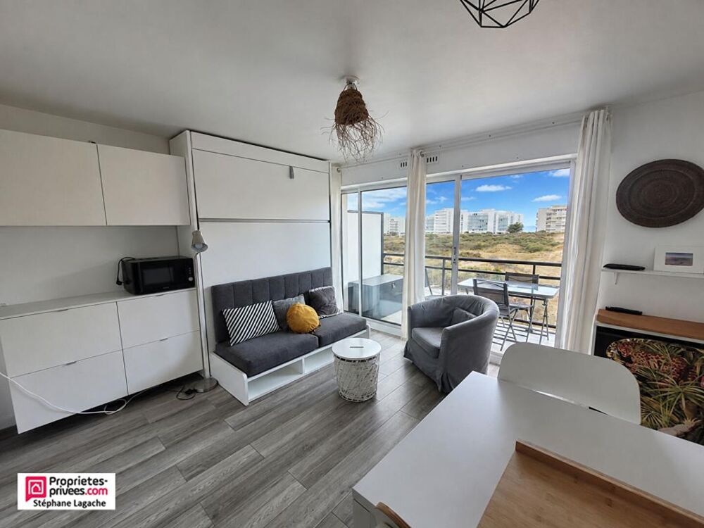 Vente Appartement Appartement Hardelot Plage studio cabine 23 m2 avec  vue mer et terrasse Hardelot plage