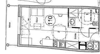  Appartement � vendre 1 pi�ce 28 m�