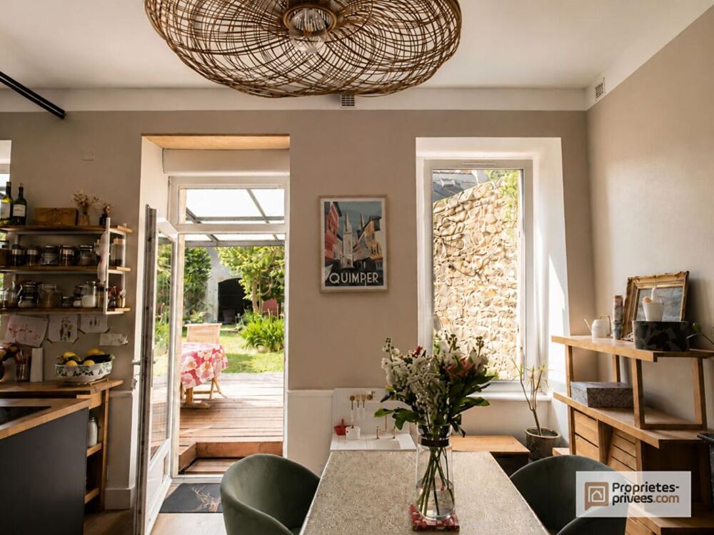 Quimper Centre : Duplex 160 m² avec jardin, studio indépendant et dépendance