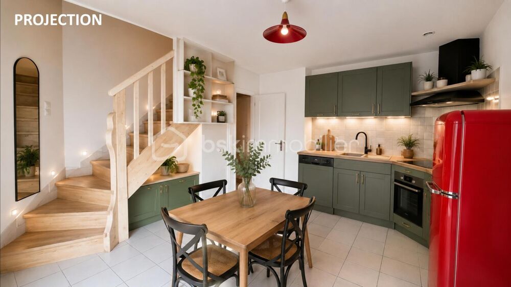 NANTES - Quartier St Jacques - Maison d'env. 59m² au sol