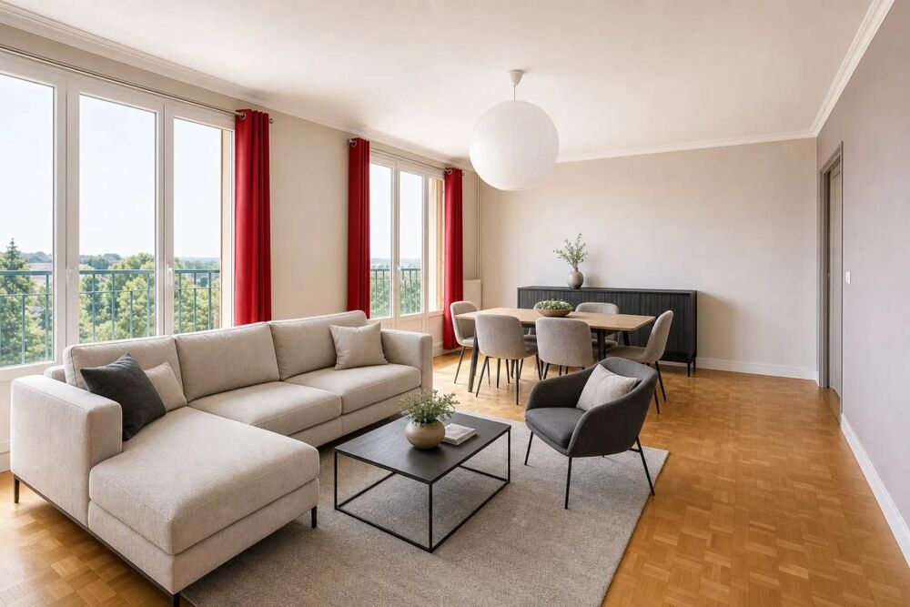 Grand appartement de 4 pièces (2 chambres) de 92 m² à Deuil-la-Barre