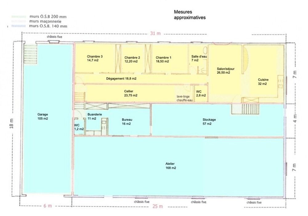   ATELIER, STOCKAGE, BUREAU à vendre MAGNIEU (01) avec logement de fonction + terrain proche de BELLEY à env. 1H30 de Lyon et de G 