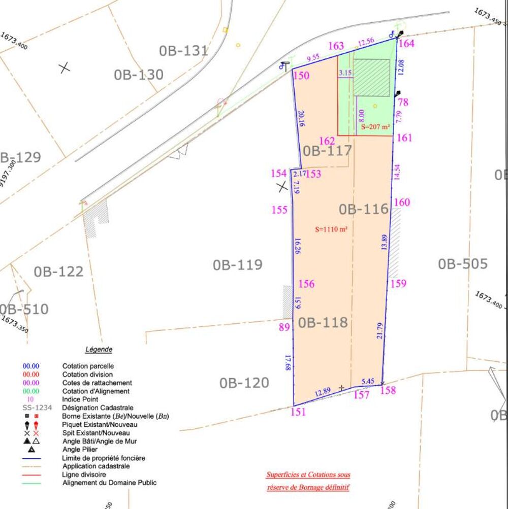 Vente Terrain Terrain à batir de 1110m2 à DERNANCOURT près de la commune d'ALBERT Dernancourt