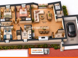  Maison 4 pièces 82 m² Saint romain de jalionas