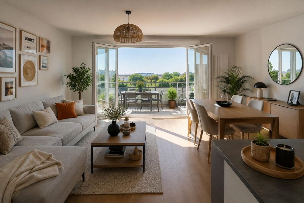 Vente Appartement T3 LUMINEUX avec GRAND BALCON – 4e étage – Centre-ville Gennevilliers