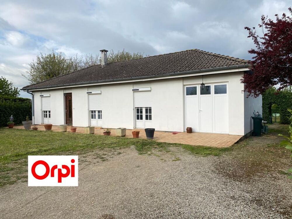 Vente Villa Maison de plain pied avec 1119 m² de terrain plat Beaurepaire
