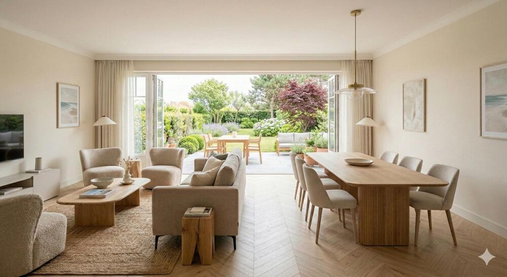 Vente Appartement Superbe T4 avec 90m2 de jardin à 2 min de la plage des ammonites Deauville