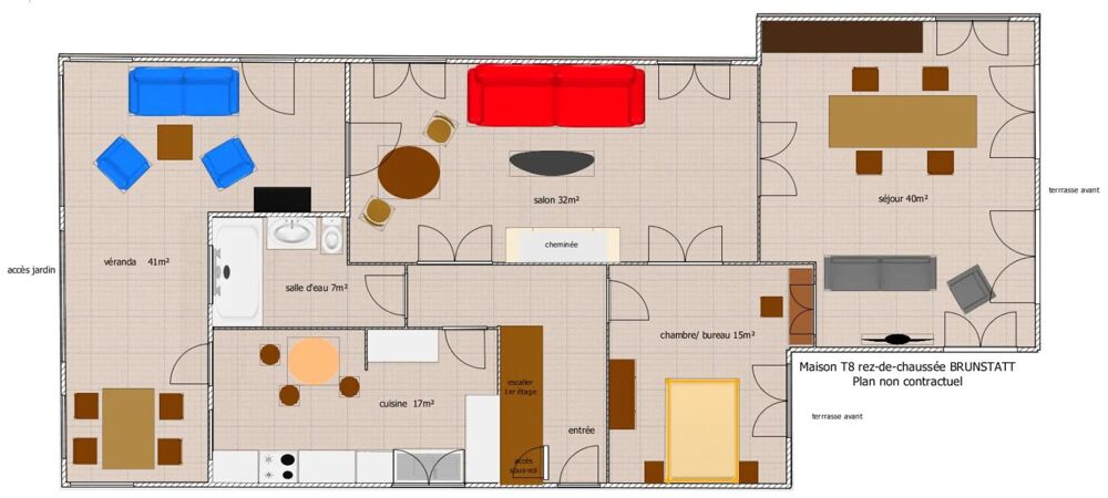 Vente Maison Maison de 8 pièces de 235 m² à Brunstatt-Didenheim Brunstatt didenheim