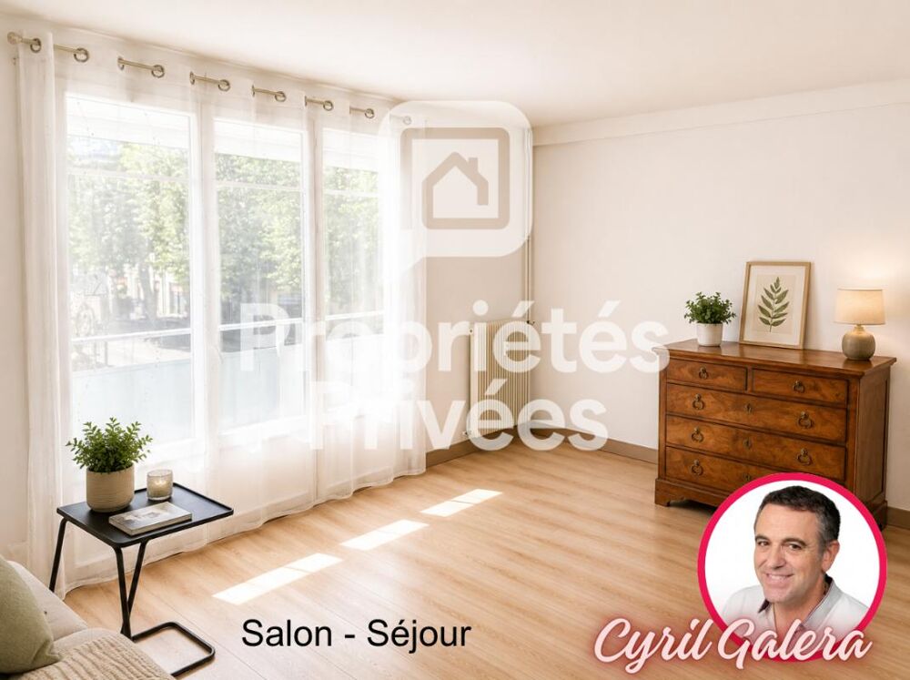 Narbonne (gare, les halles) lumineux appartement 3 pièces de 60 m2