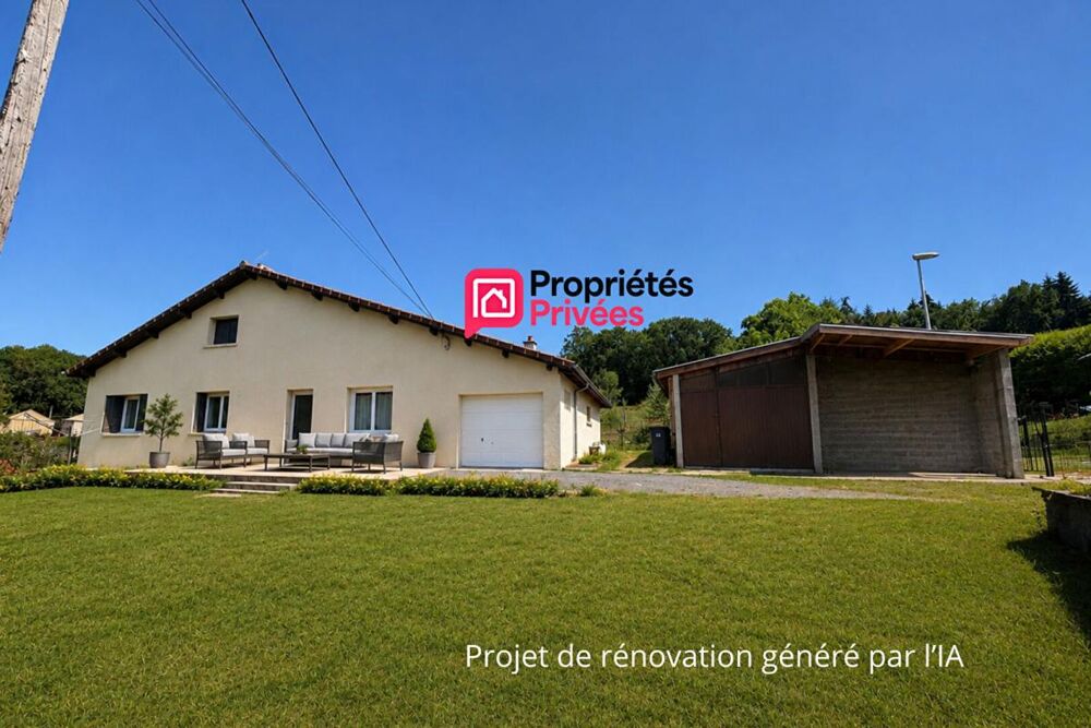Vente Maison Maison 7 pièces de 140m² et  1748m² de terrain avec dépendances Manzat 63410 Manzat