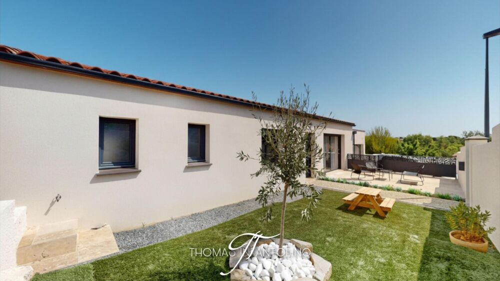 EN EXCLUSIVITE - PLAIN PIED - 3 CHAMBRES DONT UNE SUITE PARENTALE - CLIMATISATION GAINABLE - GARAGE - VUE DEGAGÉE