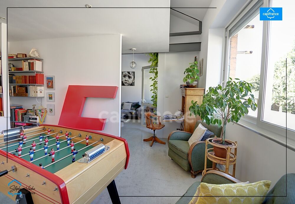 Vente Loft – Maison de ville atypique esprit loft avec garage,  Bas Cours Fauriel Saint etienne
