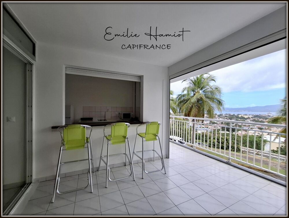A louer - Appartement 2 pièces avec vue mer - Fort de France