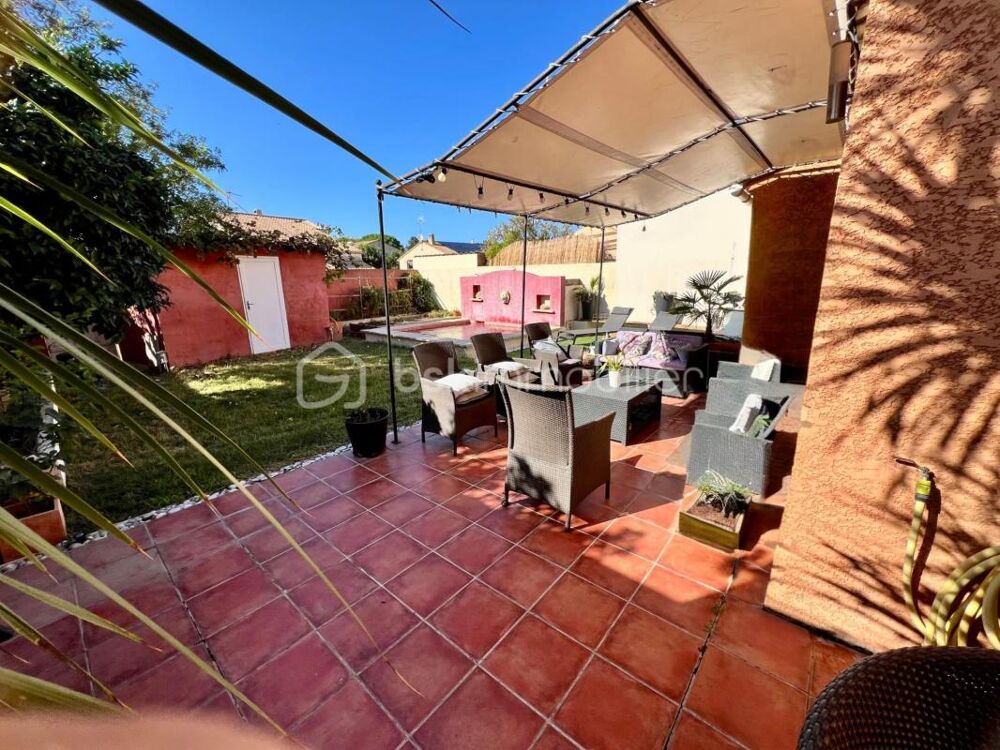 MEZE - MAISON T5 - 1 ETAGE - 93 M2 - GARAGE - JARDIN - PISCINE - PARCELLE 263 M2 - QUARTIER CALME - PROCHE TOUTES COMMODITES - A
