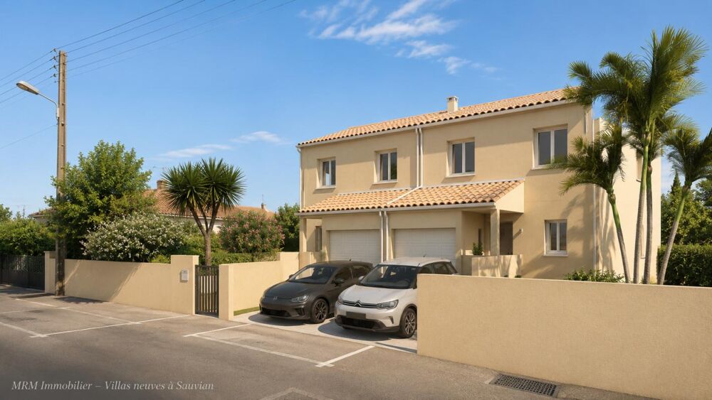 SAUVIAN - Villa individuelle neuve 81m² avec garage et jardin