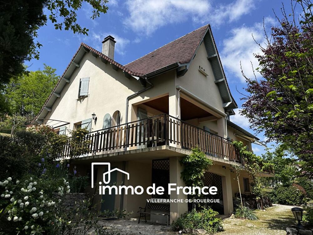 Vente Maison Maison Villefranche De Rouergue 181 m² 3 chambres, sous- sol total sur  4157 m² de terrain Villefranche de rouergue