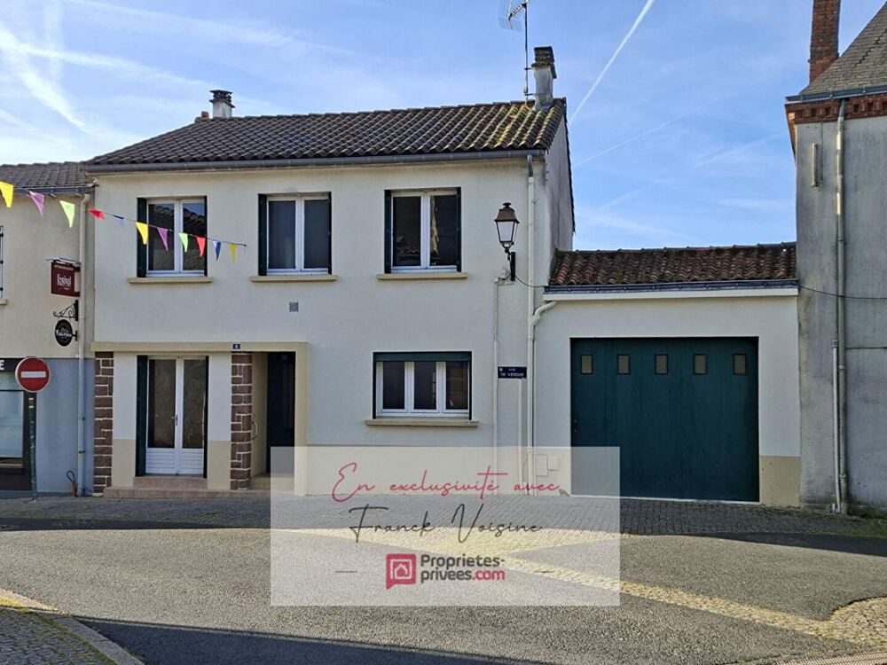 Vente Maison A VENDRE en EXCLUSIVITE au Boupère, centre bourg, maison de 109 m2 avec 4 chambres et 1 bureau sur une parcelle de 291 m2 Le boupere